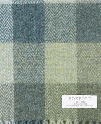 Lambswool Sjaal 30X210CM | Groen