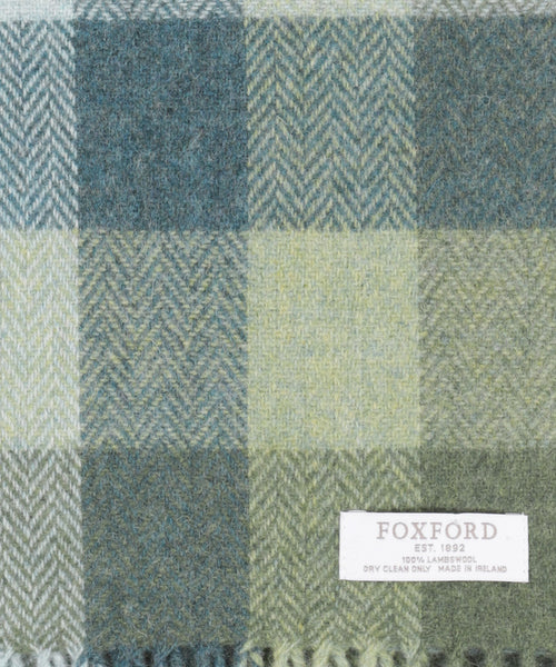 Lambswool Sjaal 30X210CM | Groen