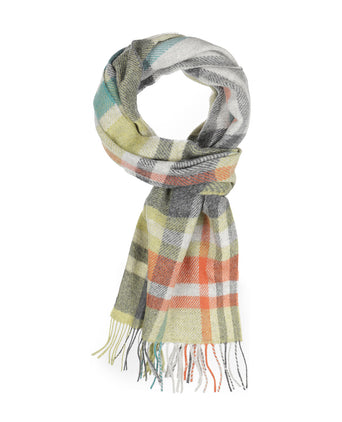 Lambswool Sjaal 30X210CM | Groen