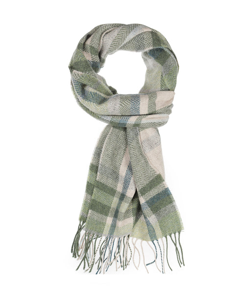 Lambswool Sjaal 30X210CM | Groen