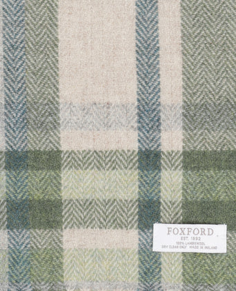 Lambswool Sjaal 30X210CM | Groen