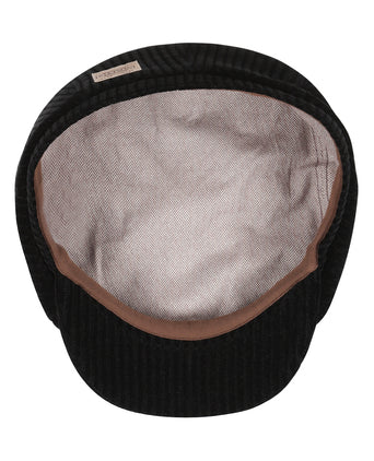 Stetson Hatteras Corduroy Jersey | Zwart