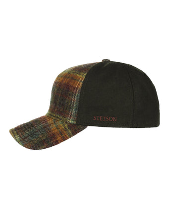 Stetson Trucker Cap Wool Check | Groen