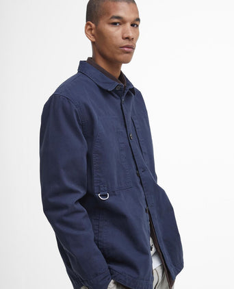 Barbour Deepdale Relaxed Fit Overshirt | Navy Blauw