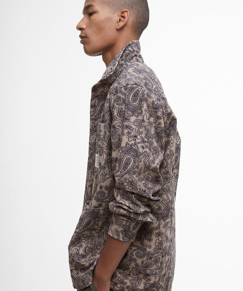 Barbour Brignall Printed Corduroy Overshirt | Bruin