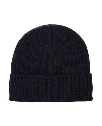 Barbour Carlton Beanie Hat | Navy Blauw