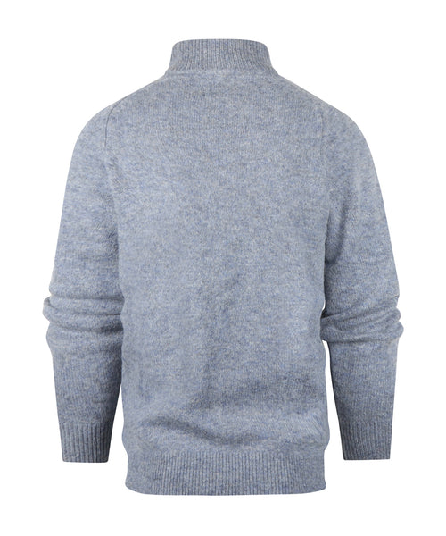 Barbour Talder Half Zip Knitted | Blauw