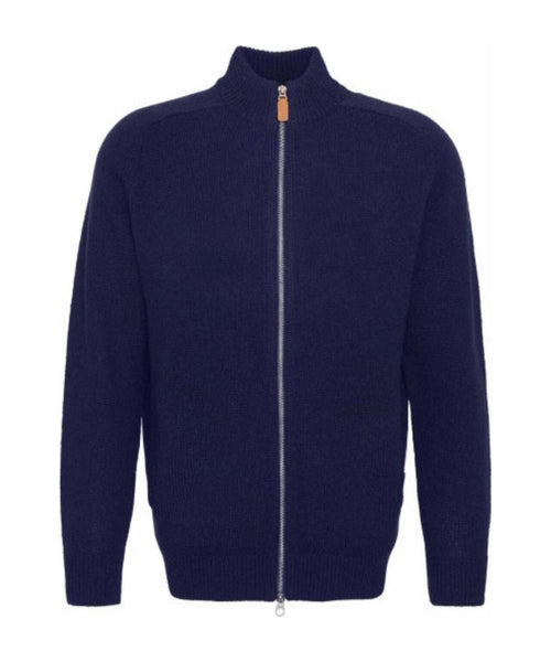 Barbour Talder Zip Through | Navy Blauw