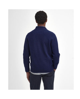 Barbour Talder Zip Through | Navy Blauw