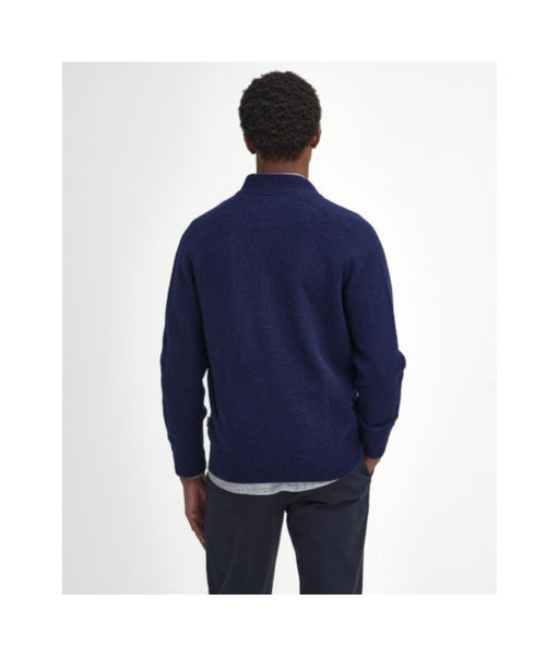 Barbour Talder Zip Through | Navy Blauw