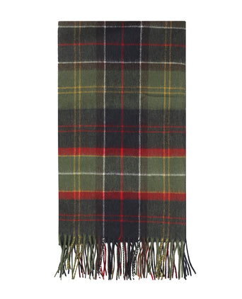 Barbour Brack Patchwork Tartan Scarf | Rood