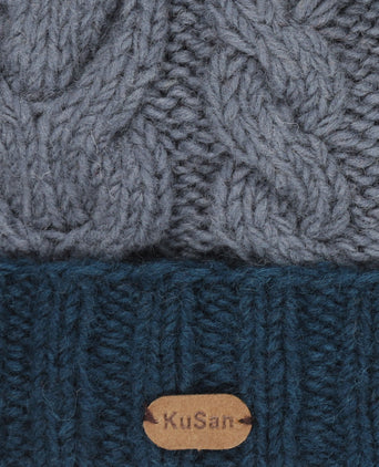 Muts Wol Fleece Lining | Blauw
