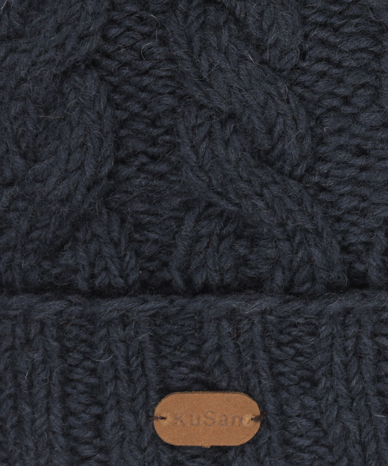 Mütze mit Wollfleece-Futter | Marineblau