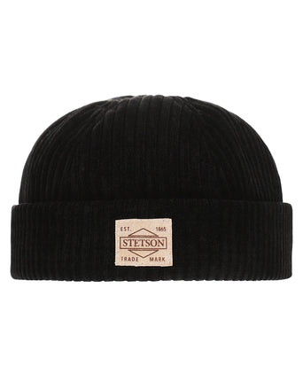 Stetson Docker Corduroy Jersey | Zwart