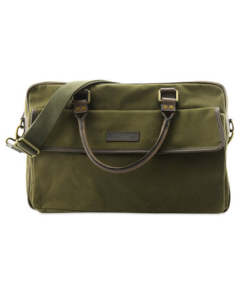 Canvas Briefcase | Olive