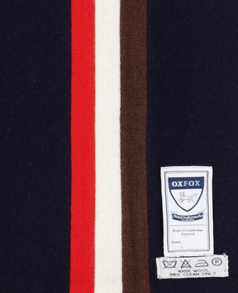 College Sjaal 100% Wol | Blauw