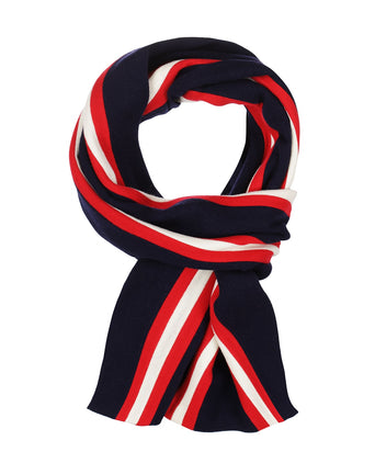 College Sjaal 100% Wol | Blauw