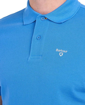 Barbour Tartan Pique Polo | Blauw