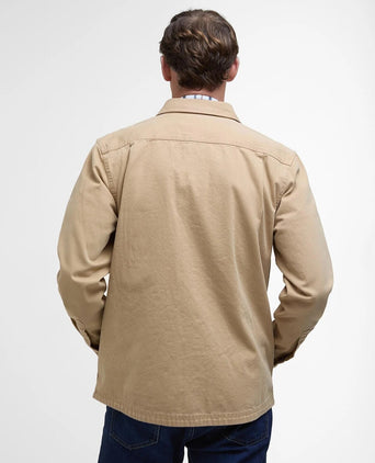 Barbour Lingfield Canvas Overshirt | Beige