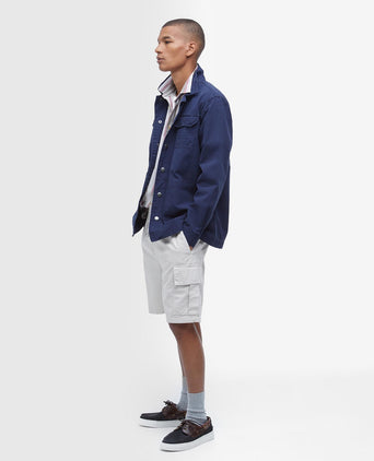 Barbour Grindle Cargo Overshirt | Navy Blauw