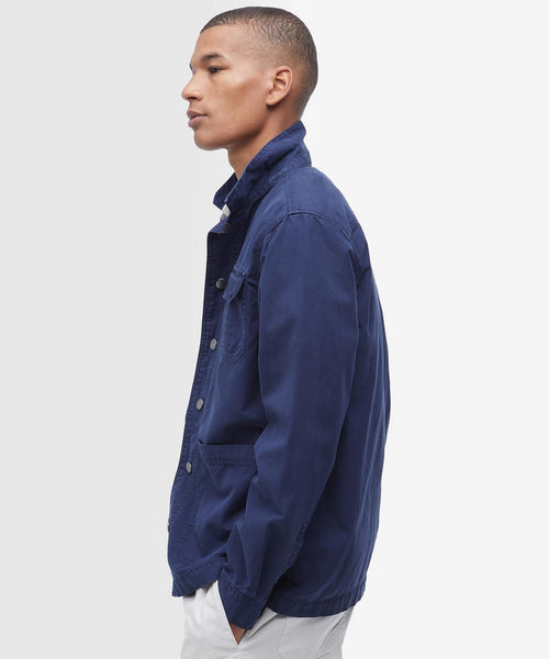 Barbour Grindle Cargo Overshirt | Navy Blauw