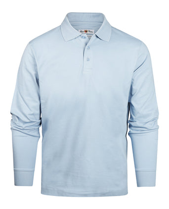 Reed Polo Lange Mouw | Blauw