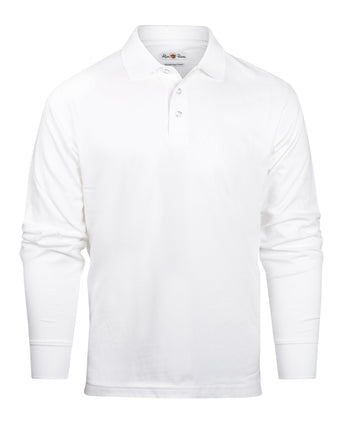 Reed Polo Lange Mouw | Wit