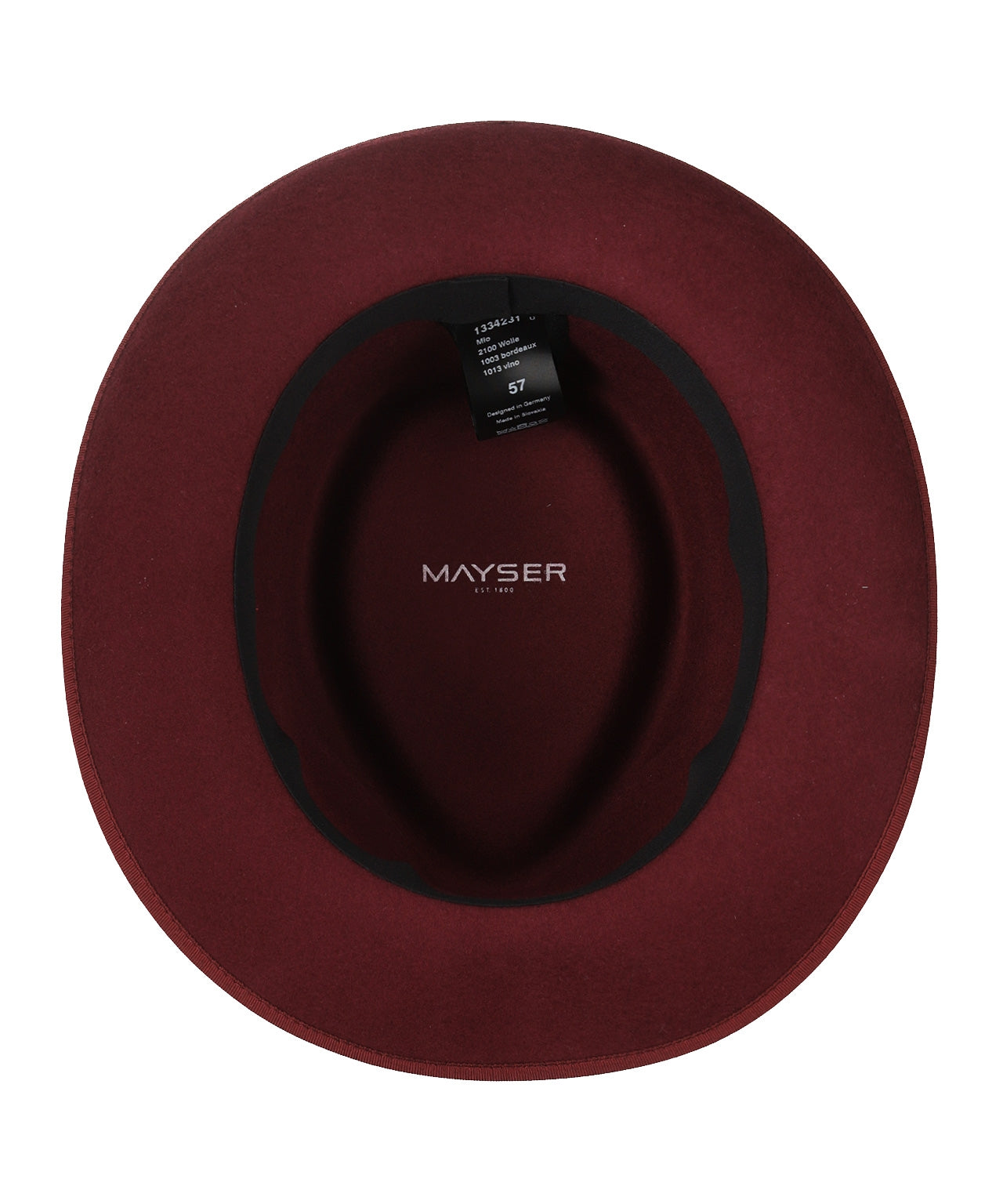 Mayser Hat Mio | Bordeauxrot