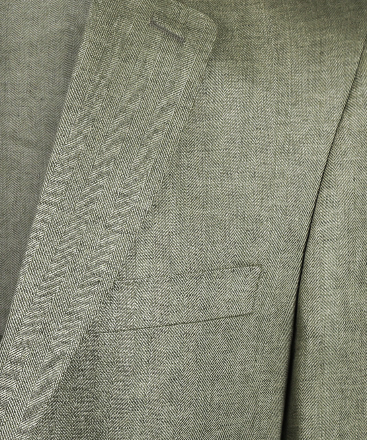 Leinenanzugjacke | Grün