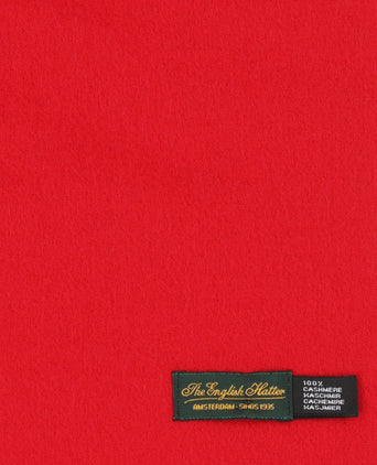 Sjaal 100% Cashmere | Rood