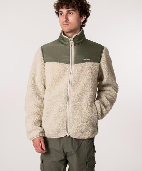 Barbour Axis Fleece Jacket | Ecru
