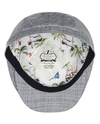 Klassieke Cap Katoen/Linnen | Blauw