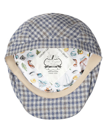 Klassieke Cap Zijde/Wol | Blauw