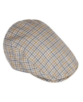 Klassieke Cap 53% Zijde 47% Wol | Bruin