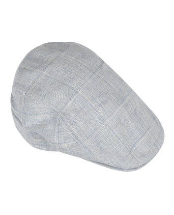 Klassieke Cap Viscose/Linnen | Blauw