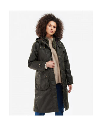 Barbour Cannich Wax Jacket Dames | Olive