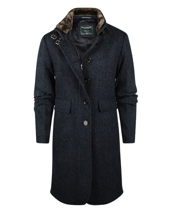 Tweed Jas Dames | Blauw