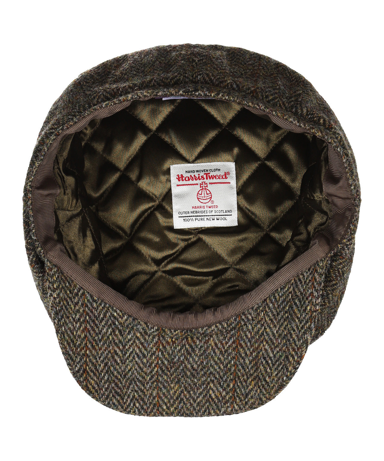 Scott Harris Tweed Schiebermütze | Grün