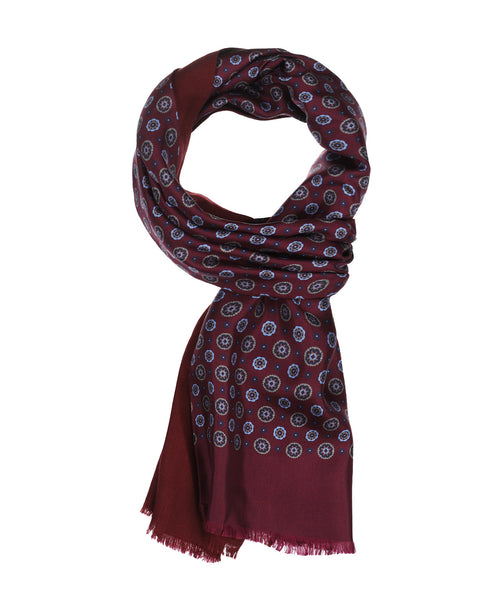 Sjaal Zijde/Wol | Rood