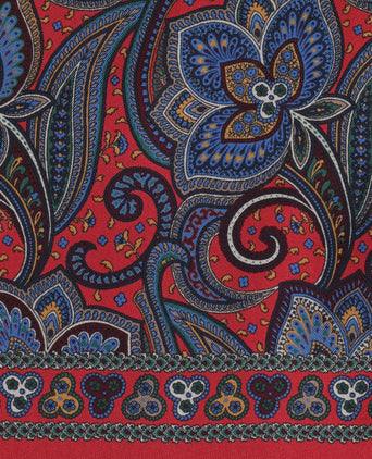 Sjaal Zijde/Wol | Rood