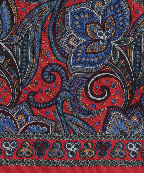 Sjaal Zijde/Wol | Rood