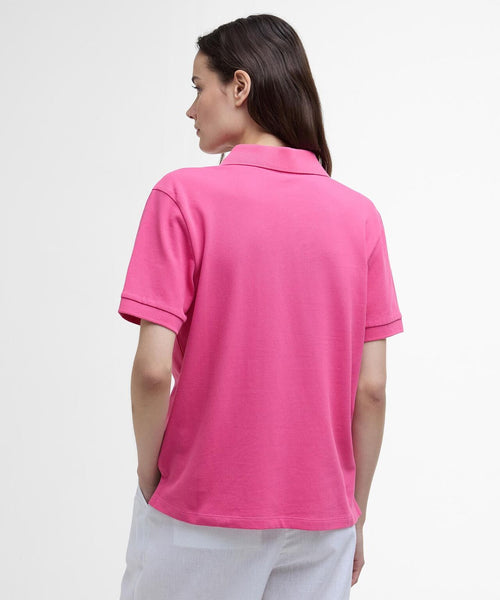 Barbour Bowford Polo Dames | Roze