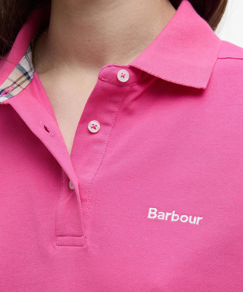 Barbour Bowford Polo Dames | Roze