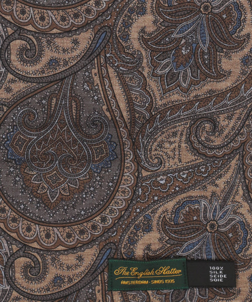 Sjaal 100% Zijde | Bruin