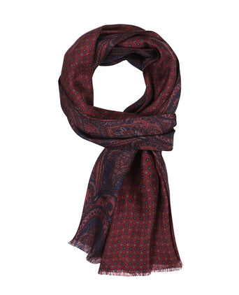 Sjaal 100% Zijde | Rood