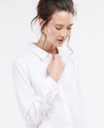 Barbour Shirt Dames | Wit