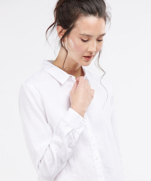 Barbour Shirt Dames | Wit