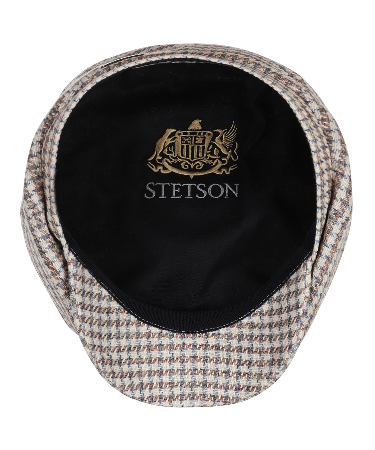 Stetson Hatteras Leinen/Baumwolle Hahnentrittmuster | Braun
