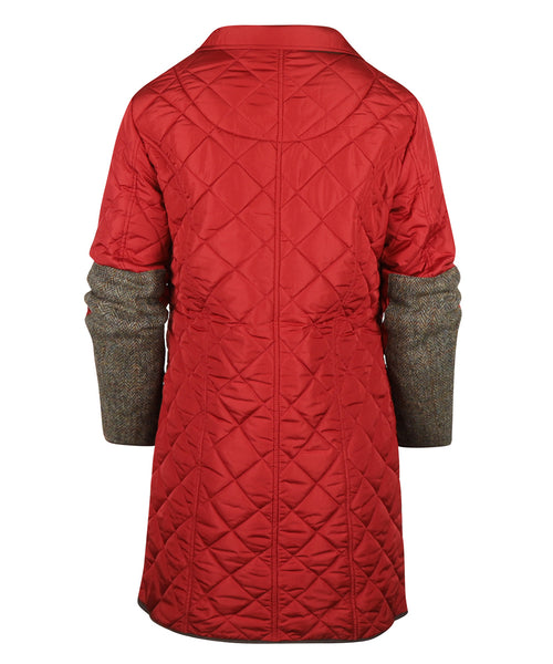 Wellington Quilt Jas Dames | Rood