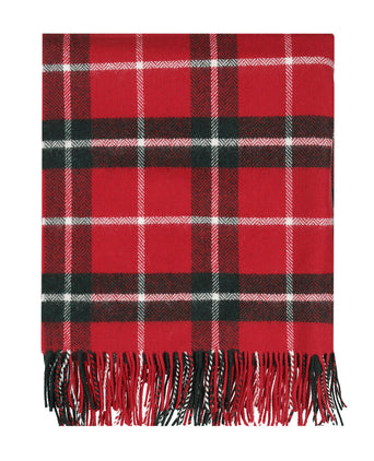 Plaid Lamswol 140x180 cm | Rood